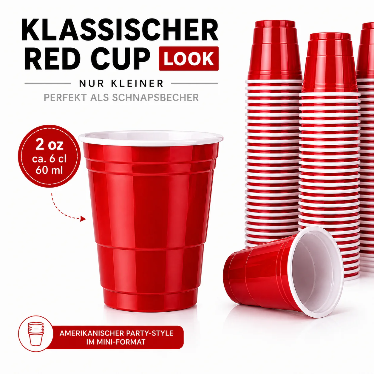 Shot Becher Rot - Image 2