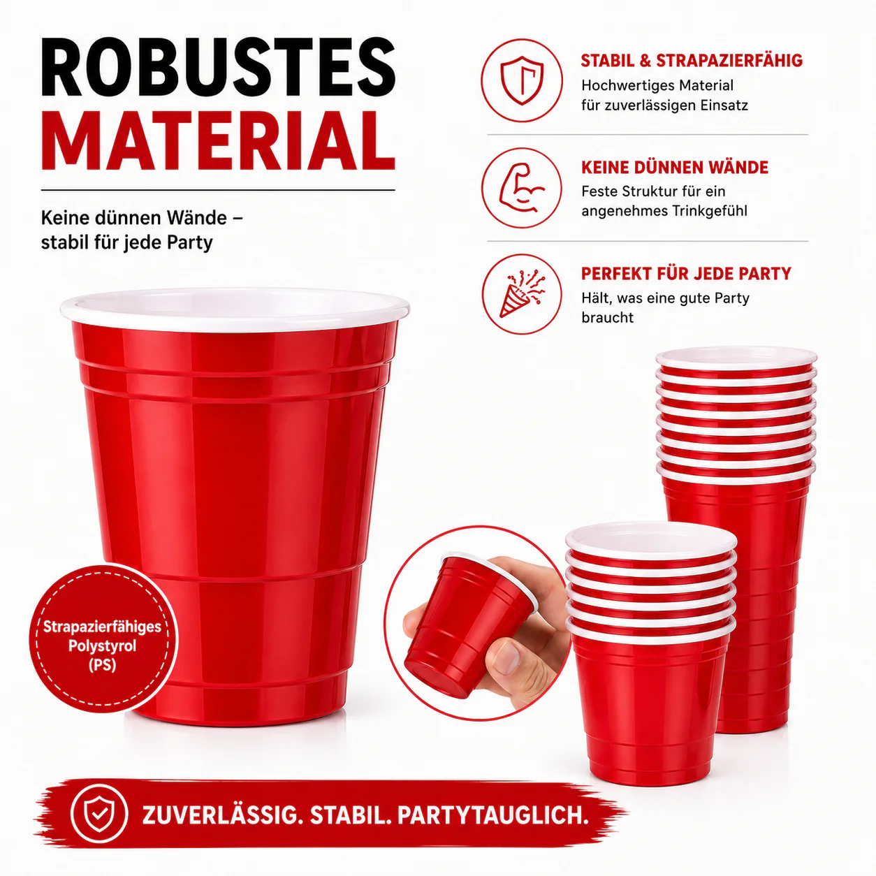 Shot Becher Rot - Image 4