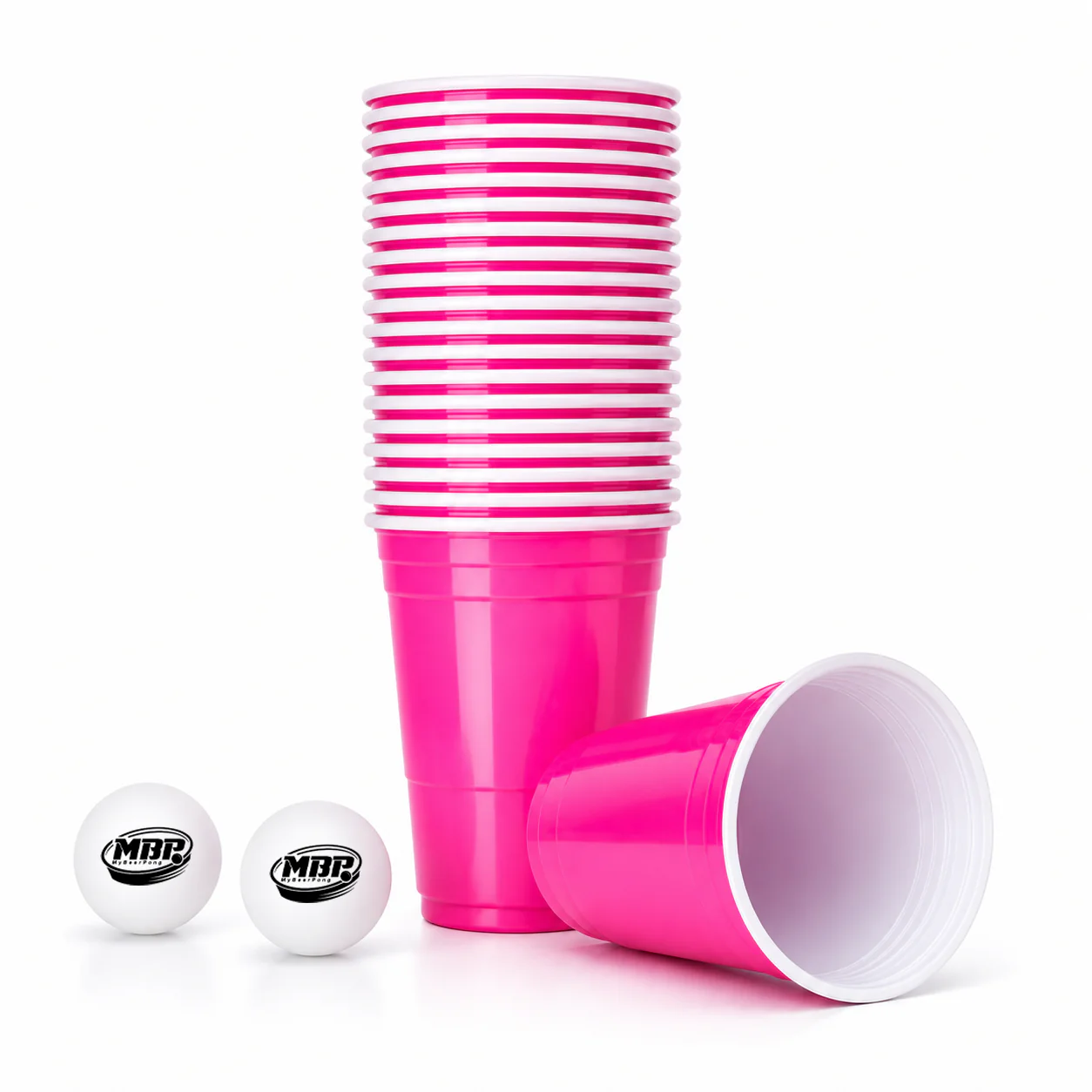 MYBEERPONG® Beer Pong Becher Set (25x inkl. 2 Bällen) - Image 10