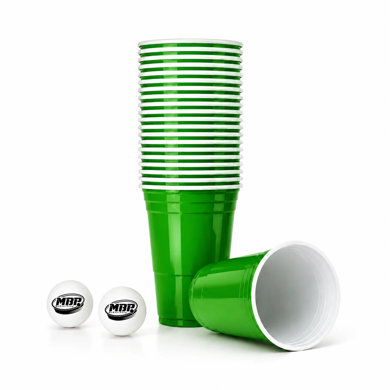 MYBEERPONG® Beer Pong Becher Set (25x inkl. 2 Bällen) - Image 11