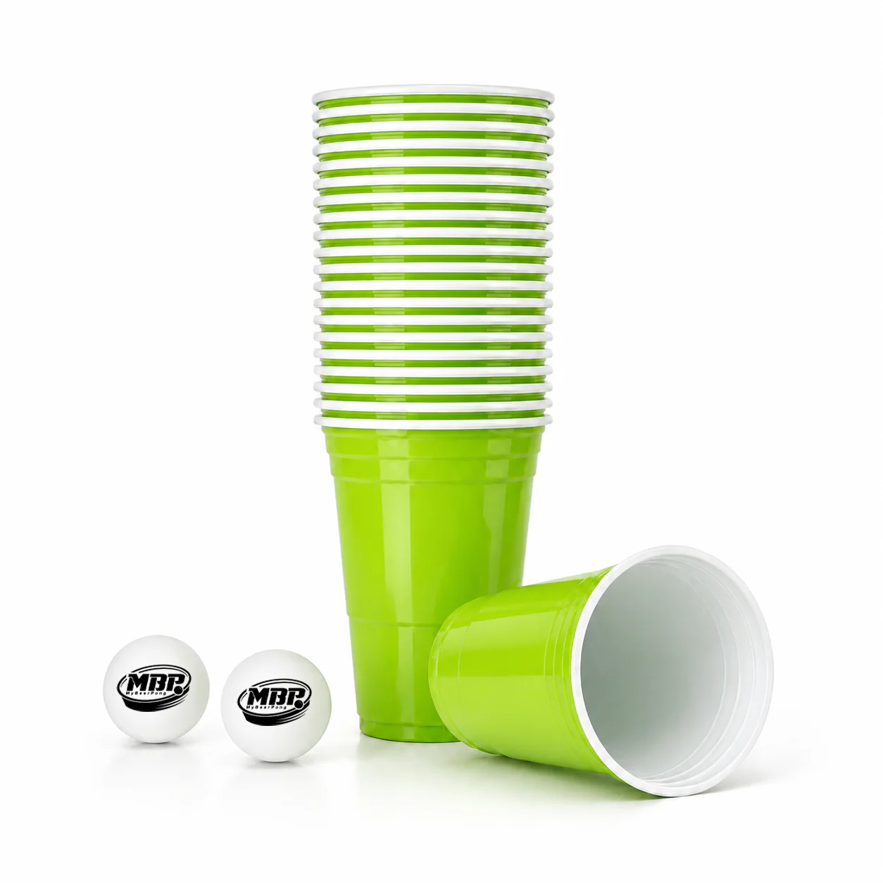 MYBEERPONG® Beer Pong Becher Set (25x inkl. 2 Bällen) - Image 12