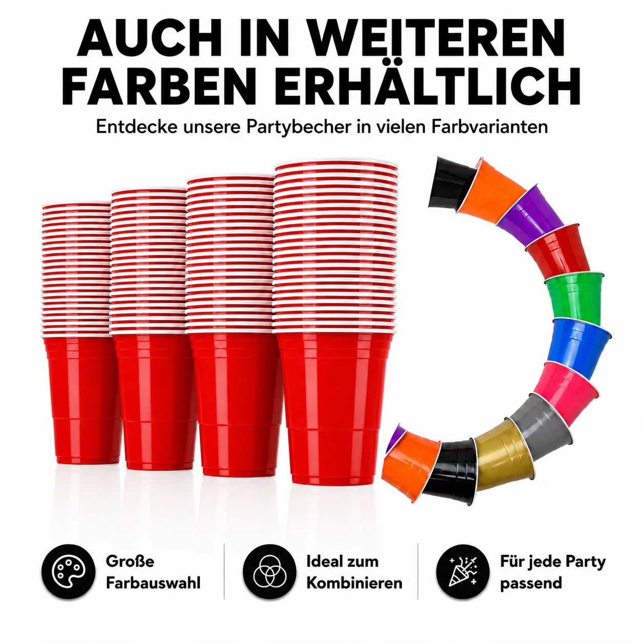 MYBEERPONG® Beer Pong Becher Set (25x inkl. 2 Bällen) - Image 6