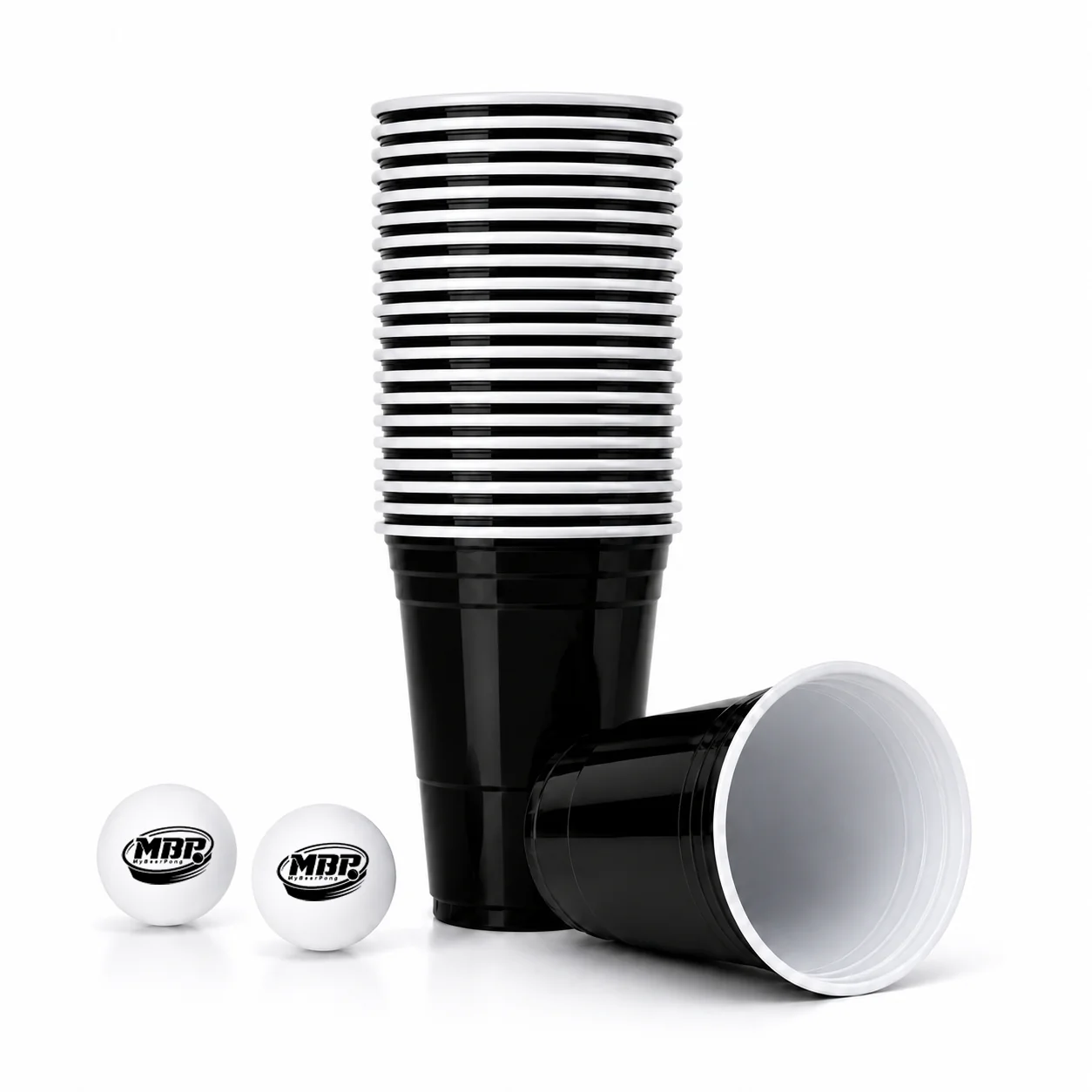 MYBEERPONG® Beer Pong Becher Set (25x inkl. 2 Bällen) - Image 8