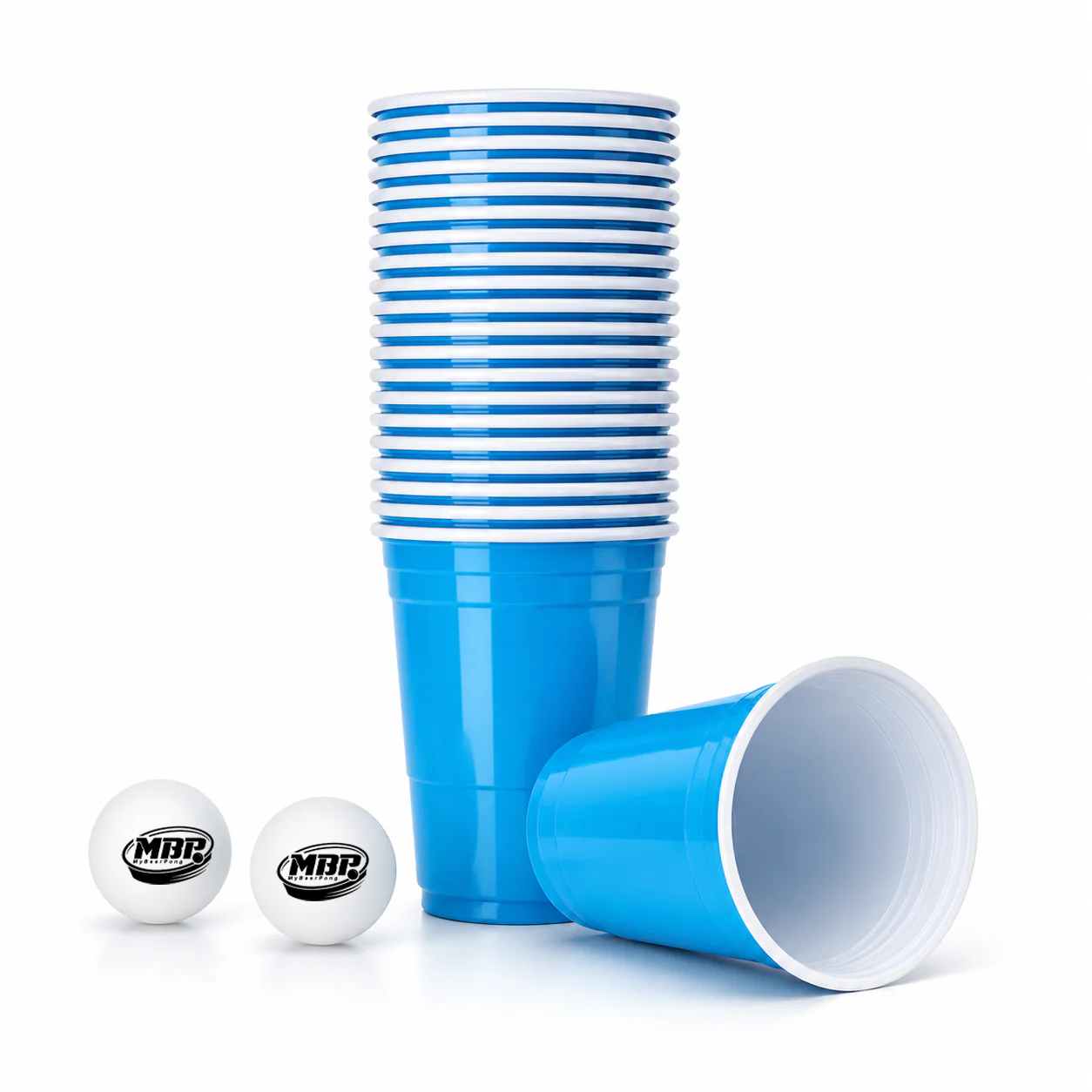 MYBEERPONG® Beer Pong Becher Set (25x inkl. 2 Bällen) - Image 9